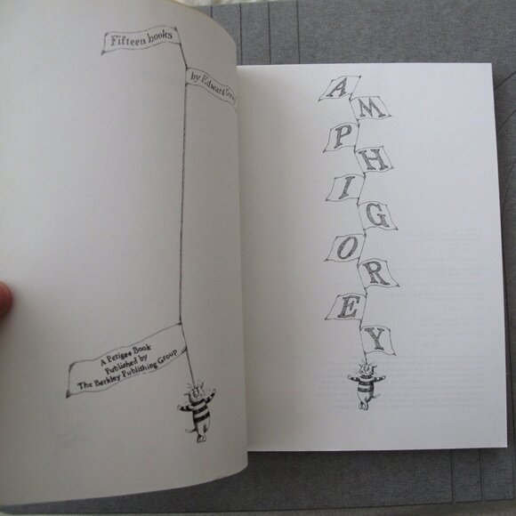 Edward Gorey Amphigorey: 15 Books in one An illustrated collection of 15 stories - Picture 6 of 9